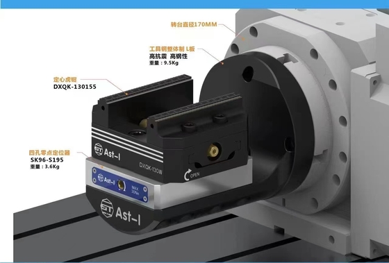 CNC 소형 머시닝 픽스쳐 클램프 제로 포인트 포지셔닝 매뉴얼
