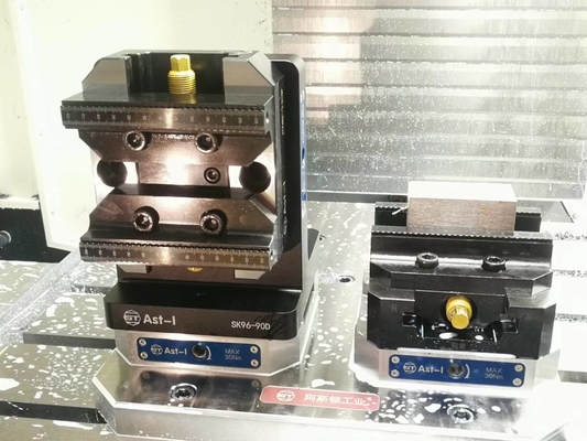 0.005mm 기계 영점 워크홀딩 단단한 강철 22KN 잠그는 힘 알루미늄