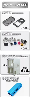 POM CNC 가공 부품 티타늄 도금 CNC 가공 부품 SGS