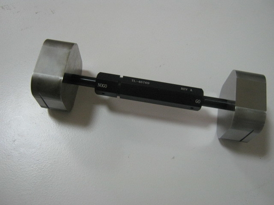 Q345B 검사 도구를 검게 하는 90mm 금속 강철 CNC 기계로 가공 부속