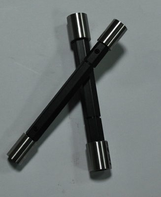 Q345B 검사 도구를 검게 하는 90mm 금속 강철 CNC 기계로 가공 부속