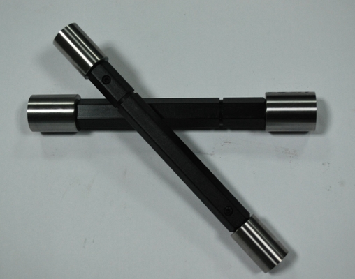 Q345B 검사 도구를 검게 하는 90mm 금속 강철 CNC 기계로 가공 부속