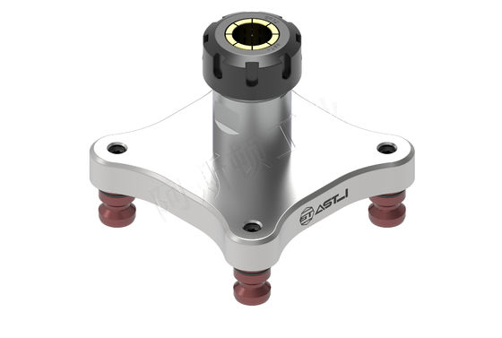 정확한 수동 클램핑 정착물 5 축선 CNC 기계 정착물 슈퍼하드 알루미늄