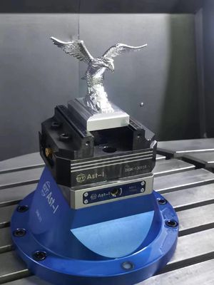 폭 130 밀리미터 자동 중심 설정 바이스 정착물과 5 주축 라이저 CNC를 위한 클램핑 시스템