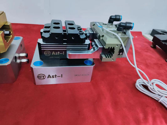 경질강 공압 영점 클램핑 팔레트 0.005 밀리미터 공기 공군 바이스